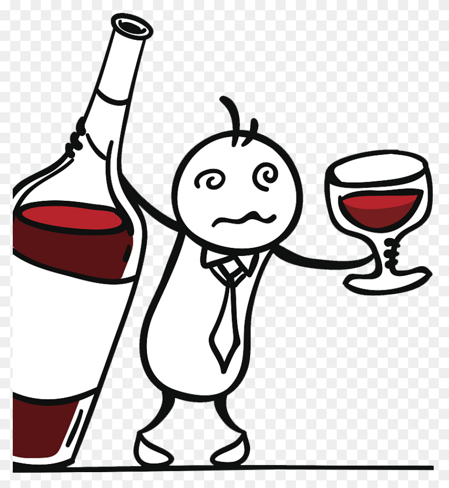 Man Is Drunk From Drinking Beer Cli