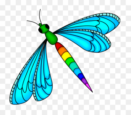 Dragonfly, Flying, Color, Wings, Ar