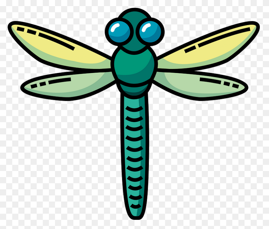 Dragonfly, Flying, Color, Wings, Ar