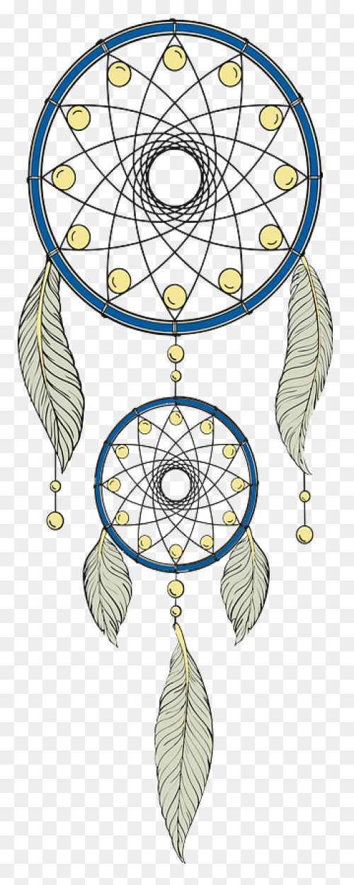 Traditional Dreamcatcher Clipart. Free Download - Dreamcatcher