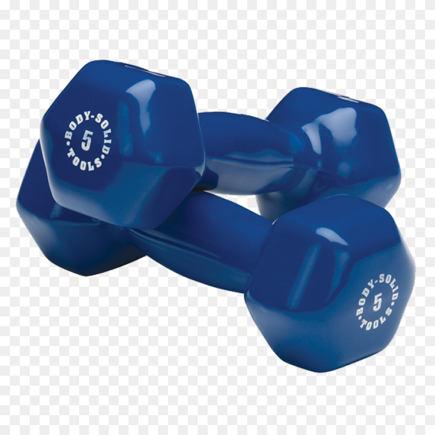 Download Dumbbell Clipart Blue - Cl