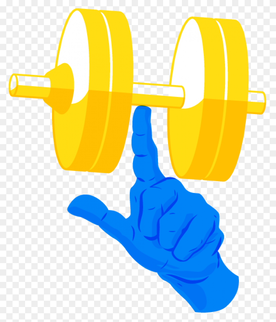 Download Dumbbell Clipart Blue Clipart - Dumbell