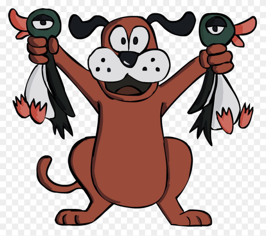 Duck Hunt Dog 3D Clipart - Large Si