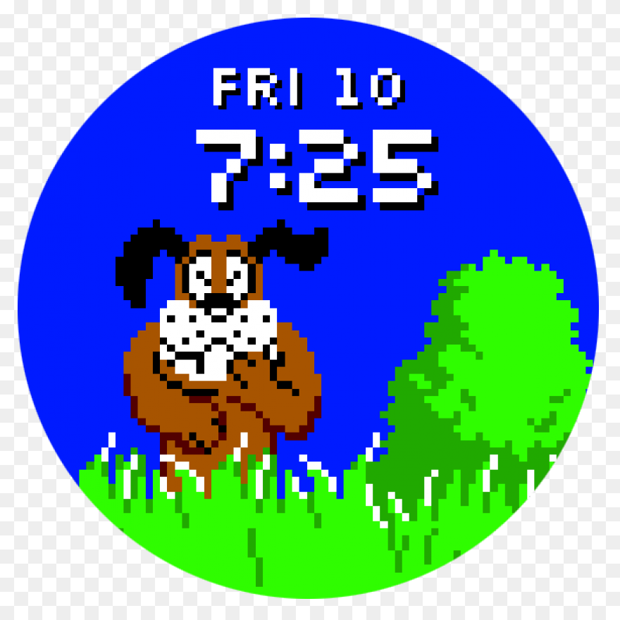 Duck Hunt Dog 3D Clipart - Large Si