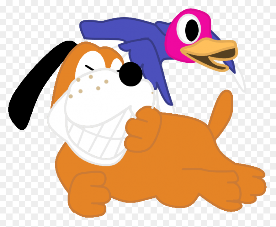 Duck Hunt Dog 3D Clipart - Large Si