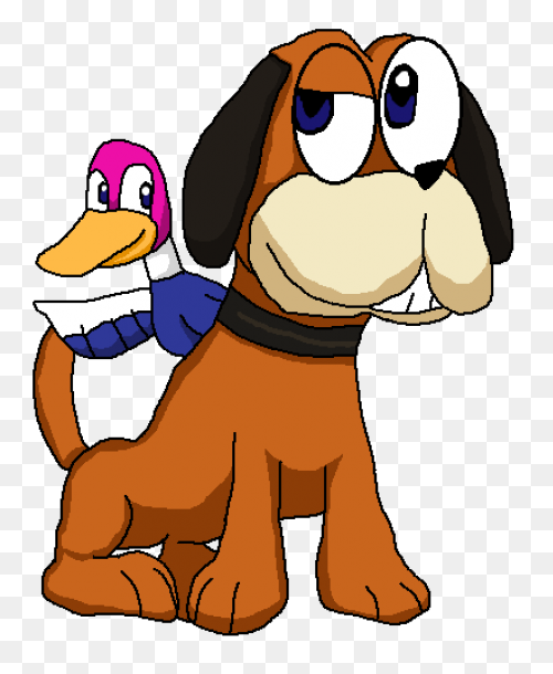 Duck Hunt Dog 3D Clipart - Large Si