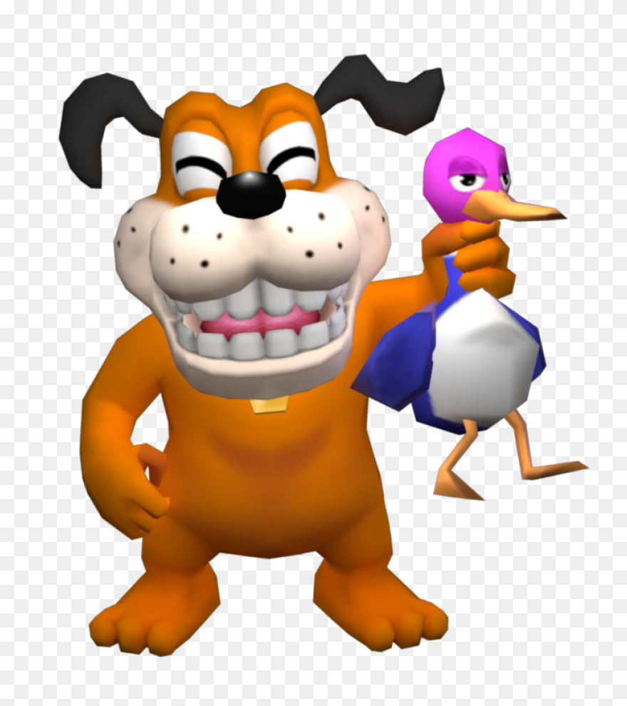 Duck Hunt Dog 3D Clipart - Large Si
