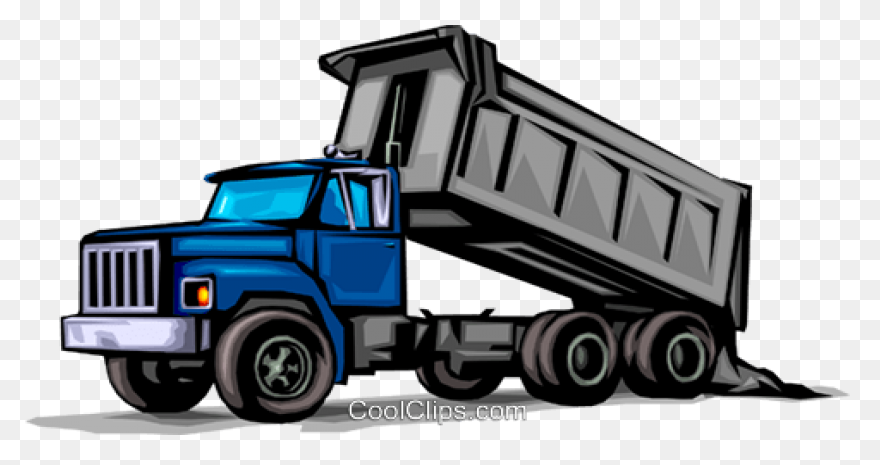 Dump Truck Royalty Free Vector Clip