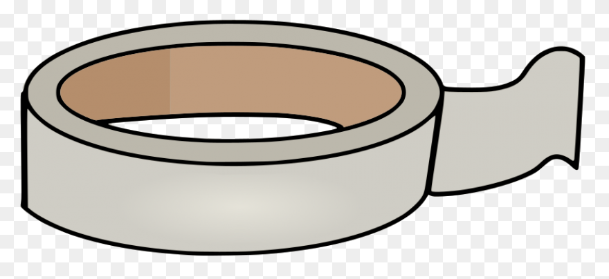 Duct Tape Clipart - Circle, Transpa