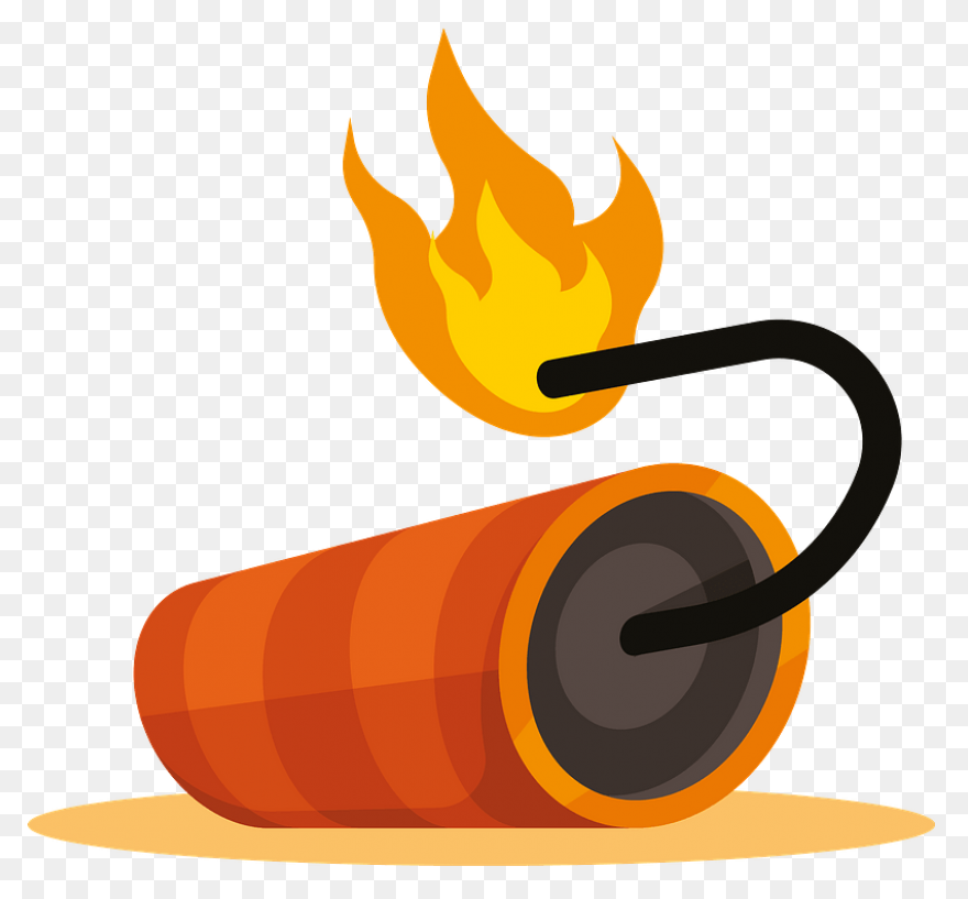 Fire Bomb Sticker By Dynamite - Dynamite
