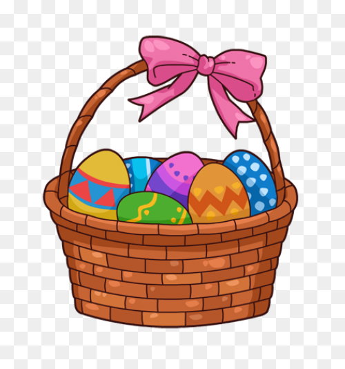 Free Easter Basket Clipart - Easter