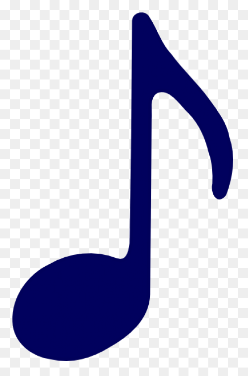 Clipart - Eighth Note (Stem Facing 