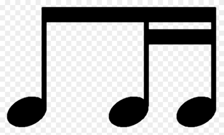 Clipart - Eighth Note (Stem Facing 