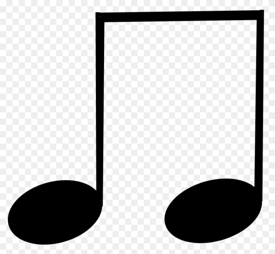 Clipart - Eighth Note (Stem Facing 