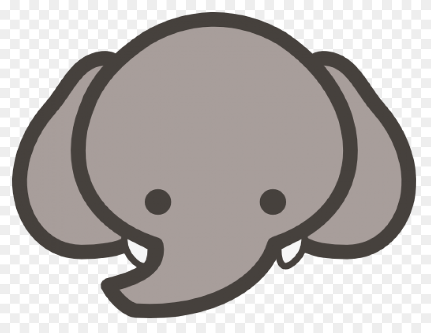 Elephant Head Vector - Free Elephan