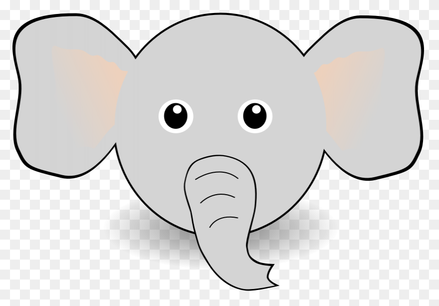 Elephant Head Vector - Free Elephan