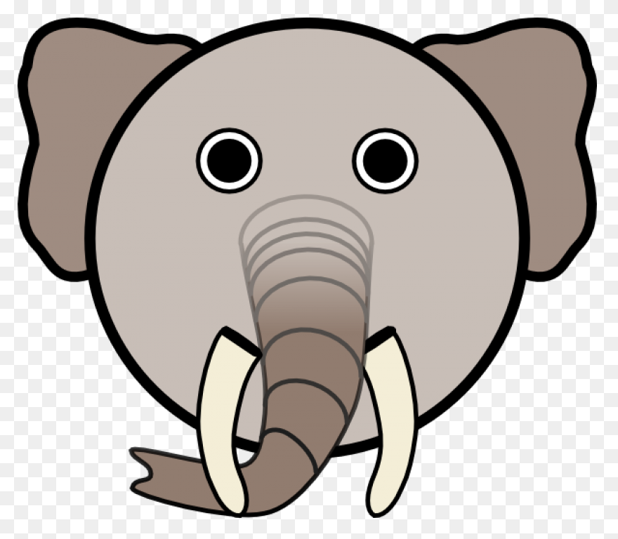 Elephant Head Vector - Free Elephan