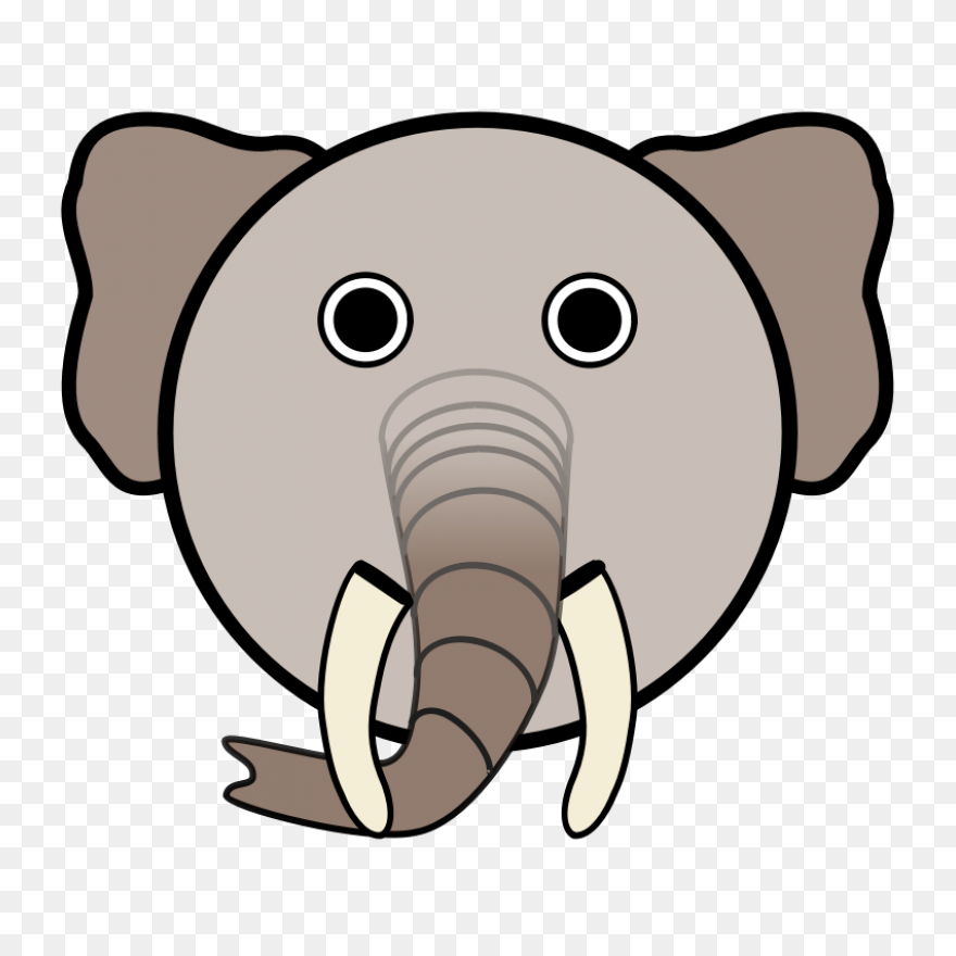 Elephant Head Vector - Free Elephan
