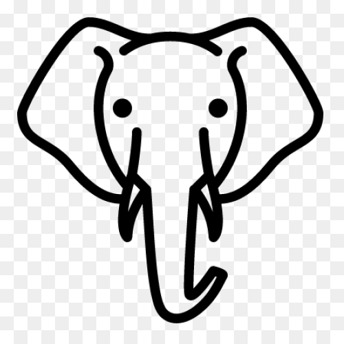 Elephant Head Vector Free Elephant - Elephant Head