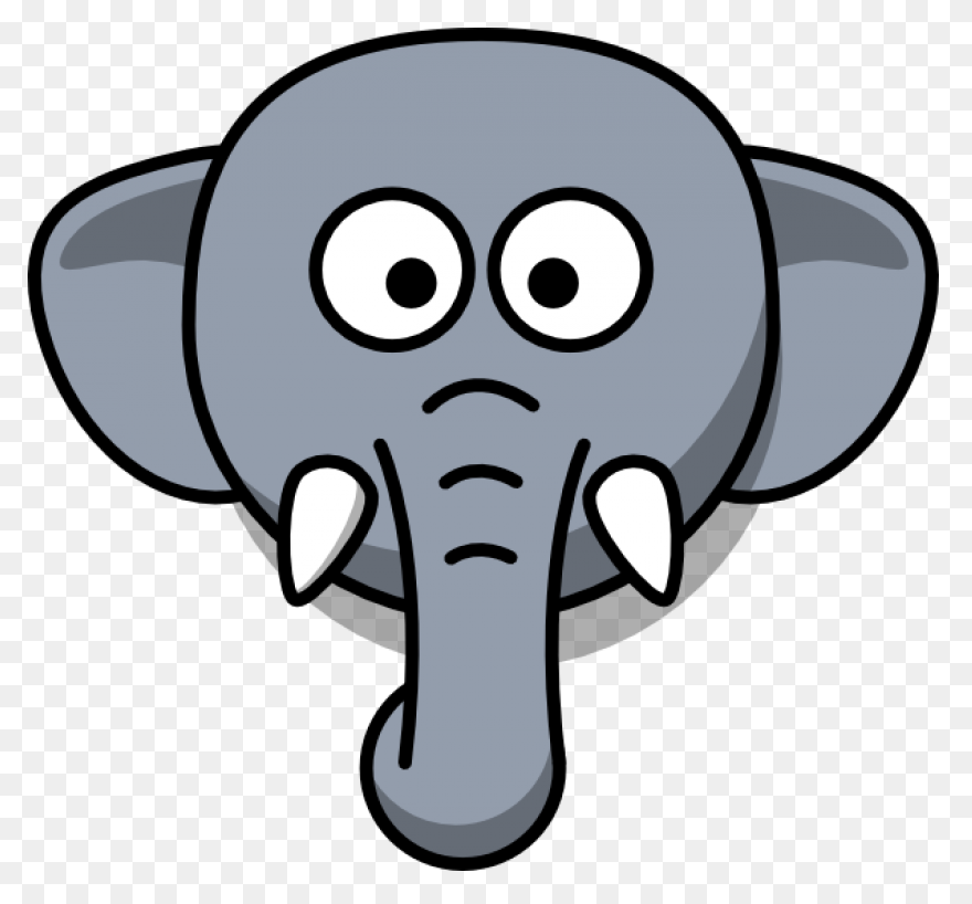 Elephant Head Vector - Free Elephan