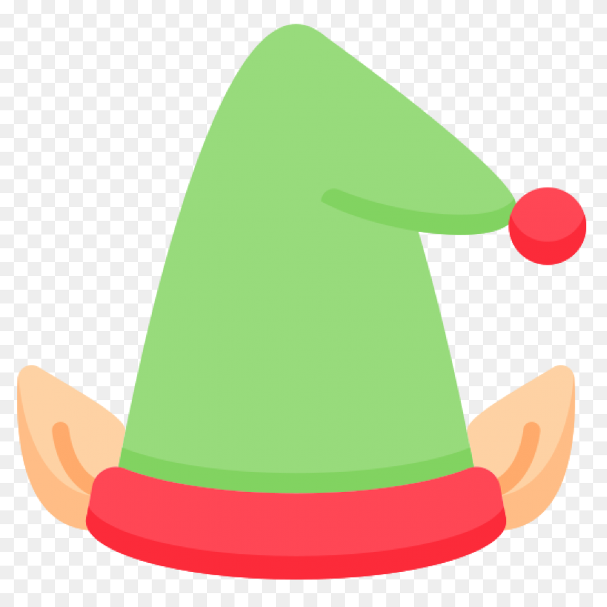Elf Hat Vector | Elf Hat, Santa Hat