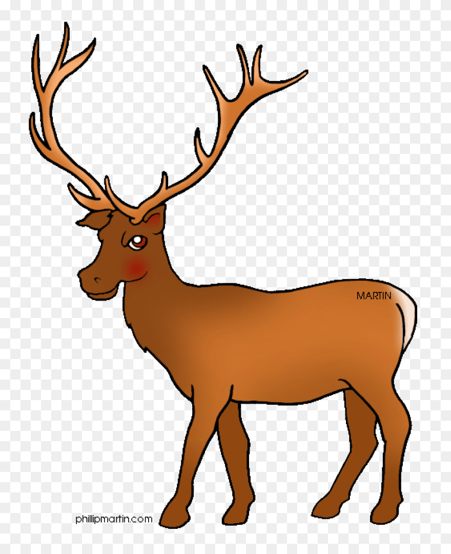 Hunting Deer Wildlife Elk Clipart -