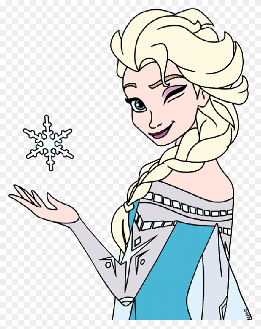 Elsa Snowflake Elsa Smiling Elsa - Elsa