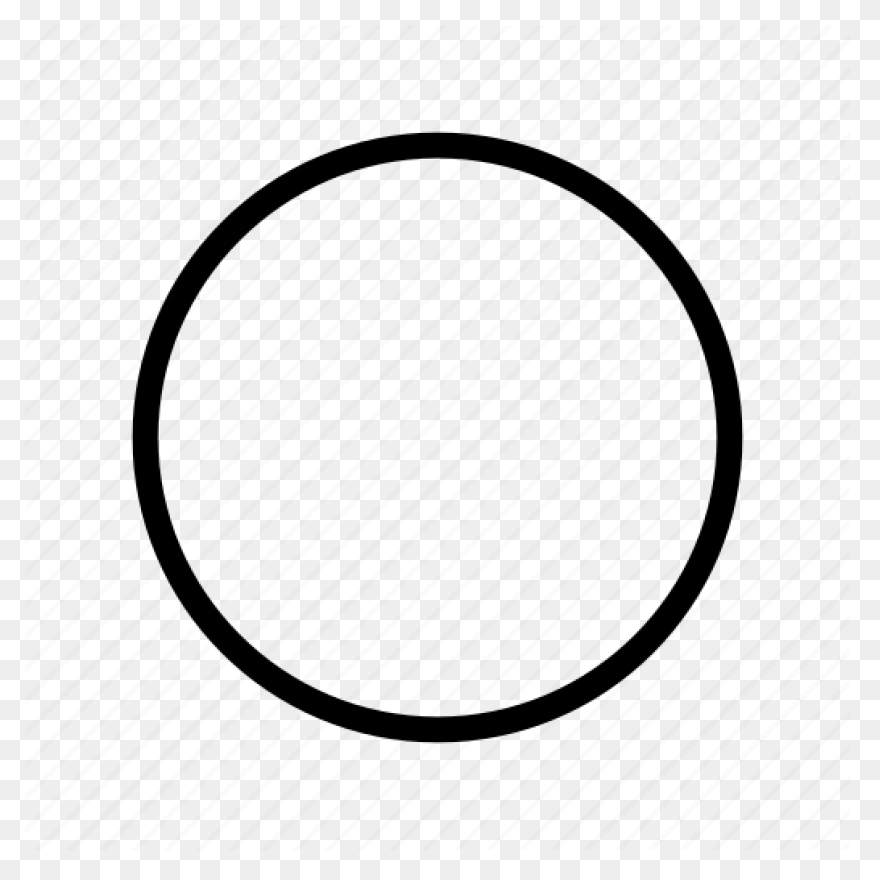 Circle Empty Round Thin Unchecked - Empty Circle