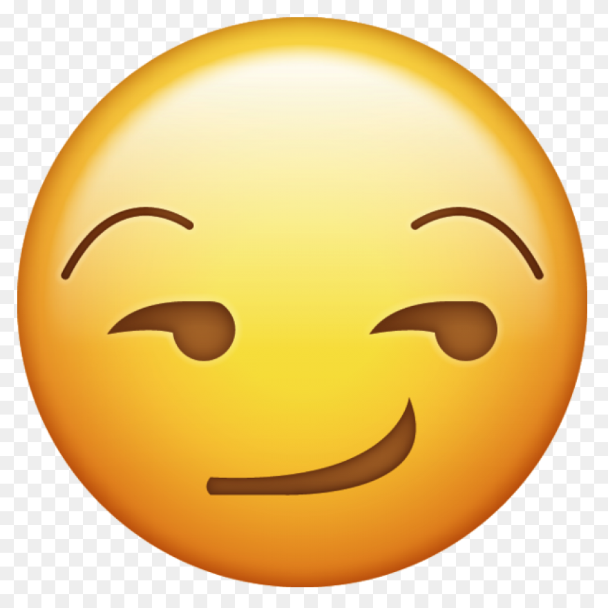 Smirk Emoji [Free Download Smirk - Emoji