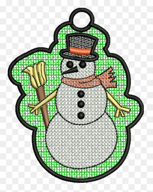 Fsl Snowman Embroidery Design - Embroidery