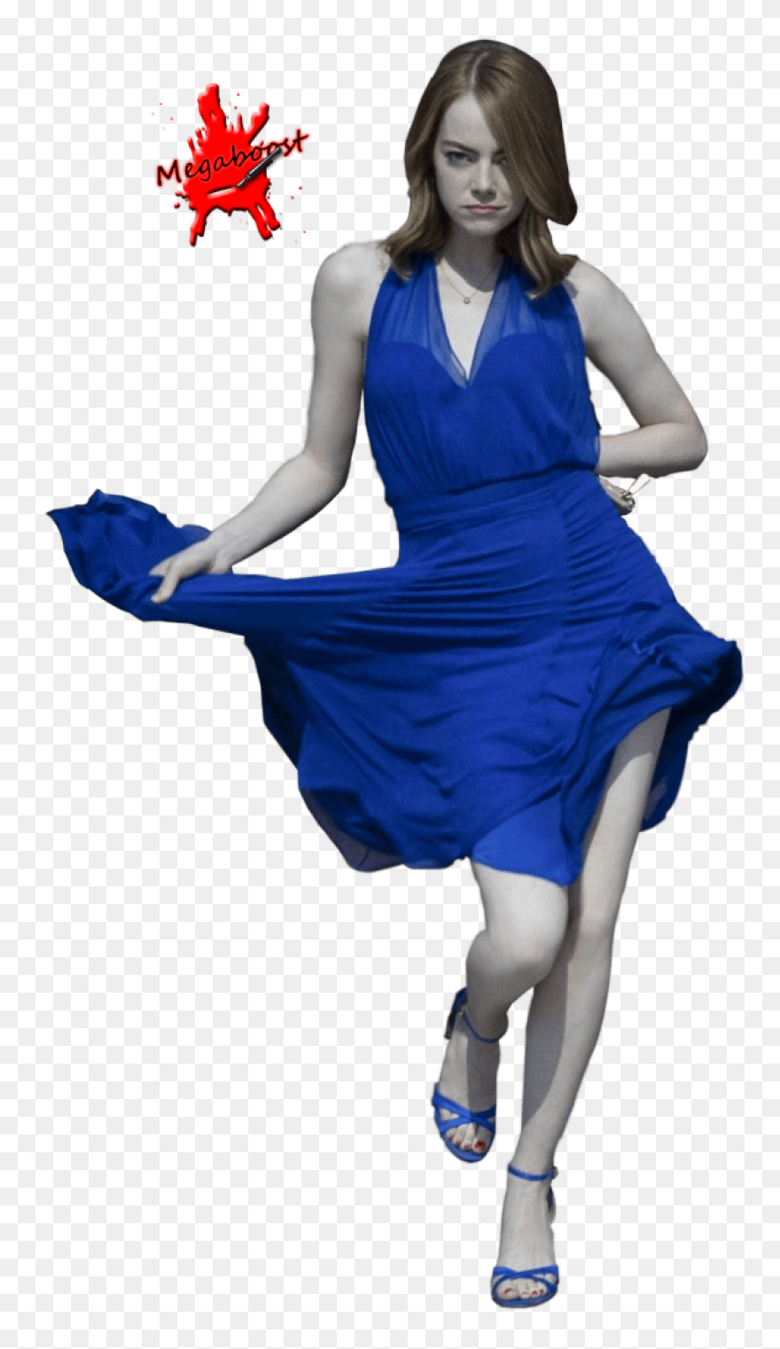 Emma Stone Clipart,emma Stone Red H