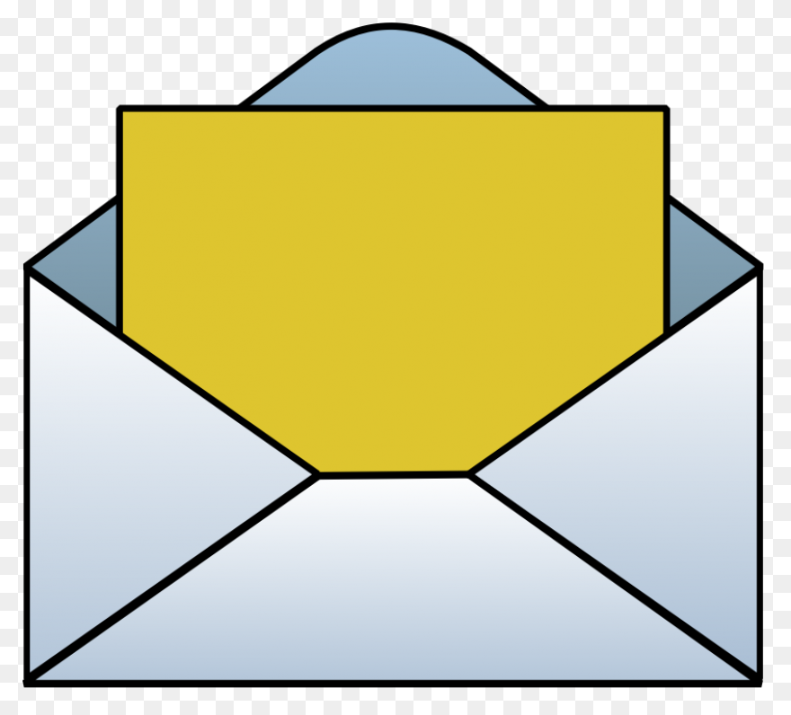 Envelope Clip Art Black And White D