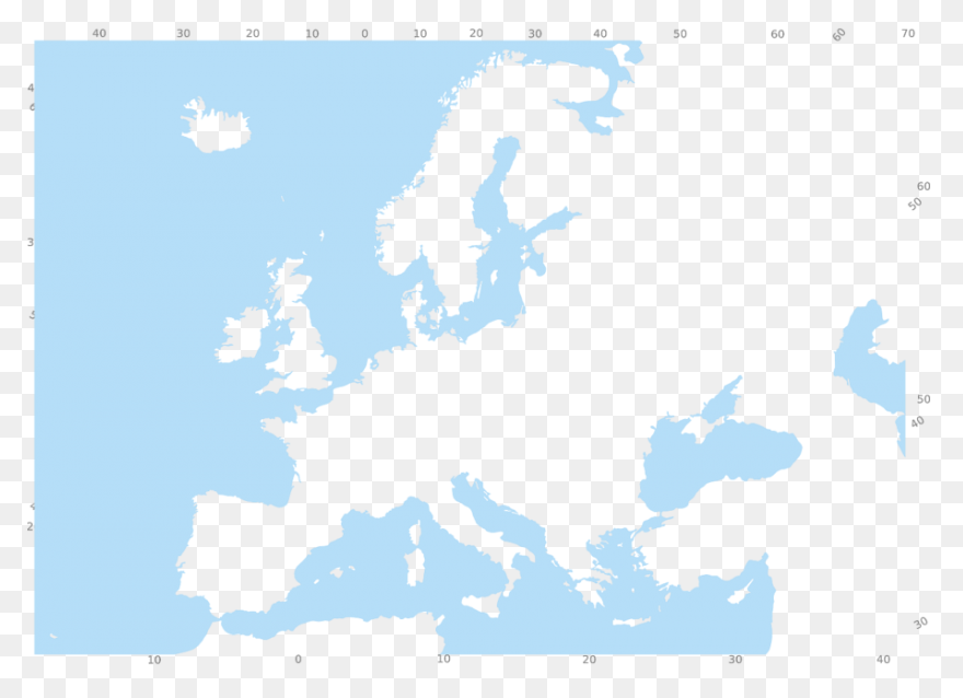 Europe World Map Blank Map Vector M