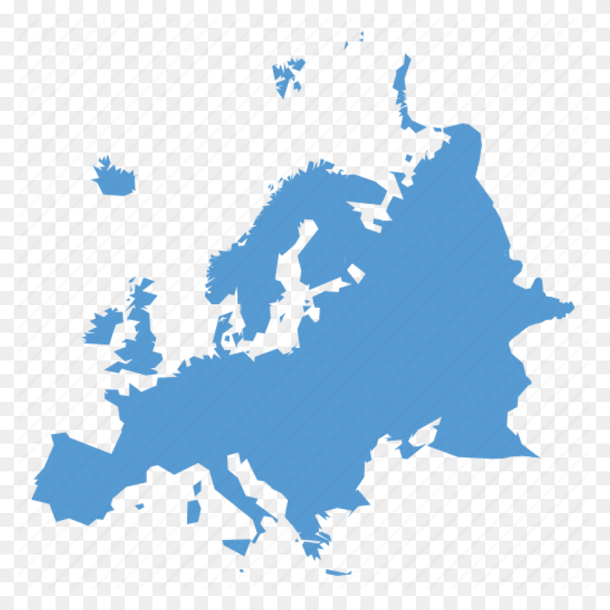 Europe World Map Blank Map Vector M