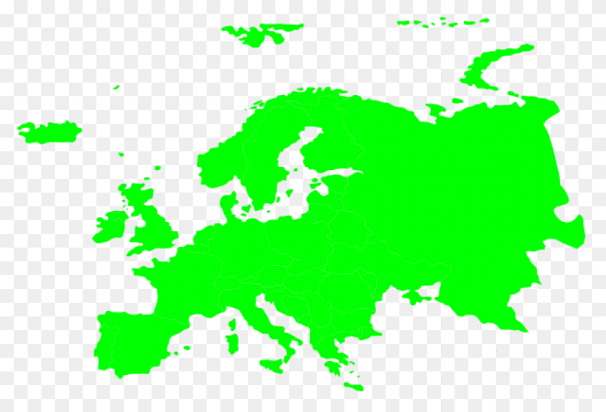 Europe World Map Blank Map Vector M