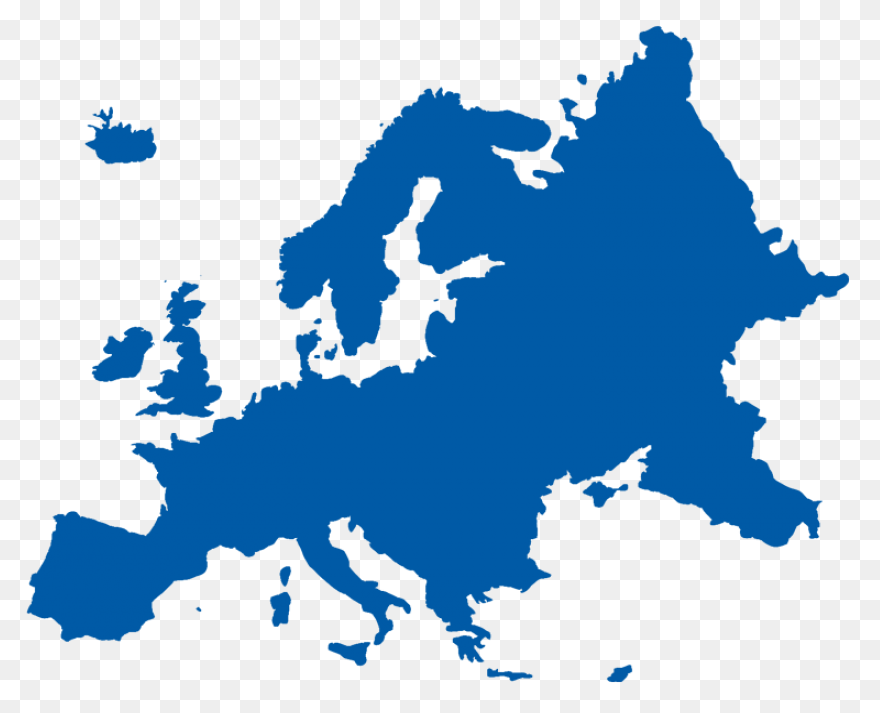 Europe World Map Blank Map Vector M