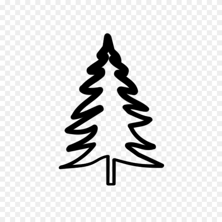 Evergreen Tree Clipart - Clipart Su