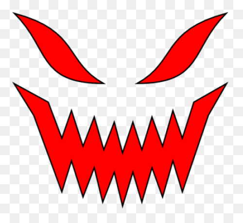 Evil Clipart Phone - Red Ball With 