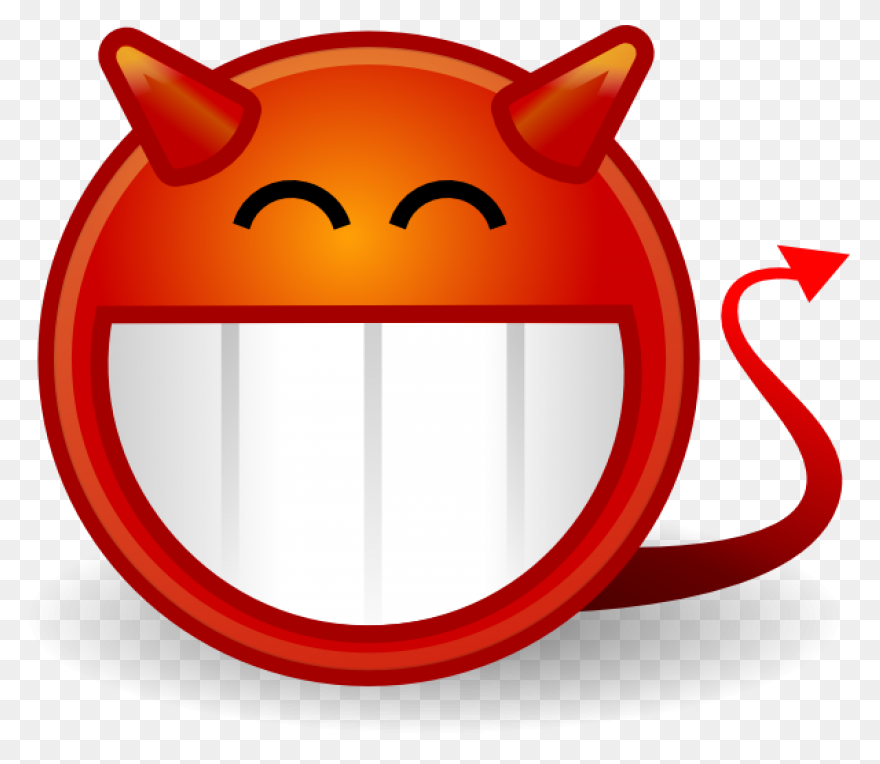 Evil Clipart Phone - Red Ball With 