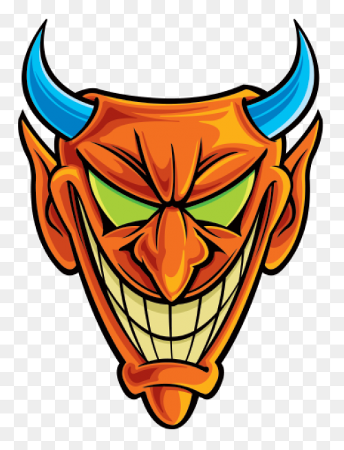 Evil Clipart Phone - Red Ball With 