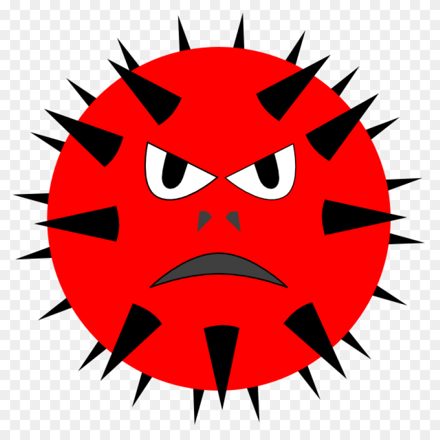 Evil Clipart Phone - Red Ball With 