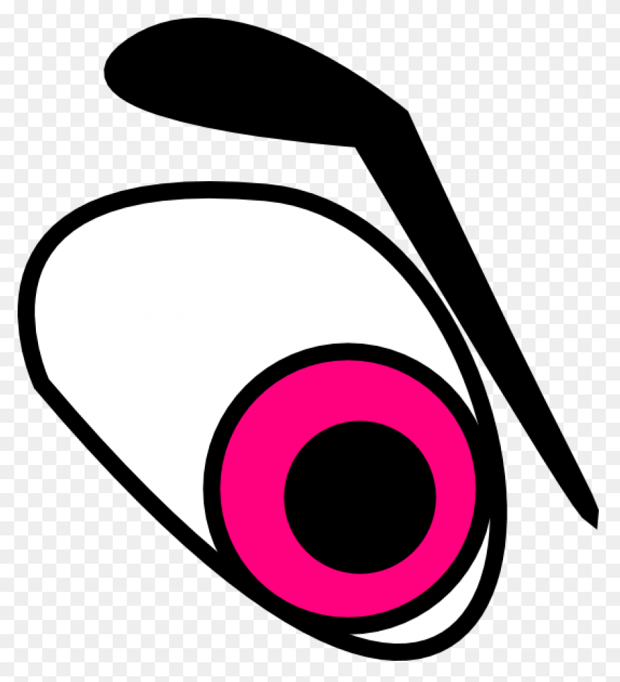 Cartoon Grinning Face With Evil Eye