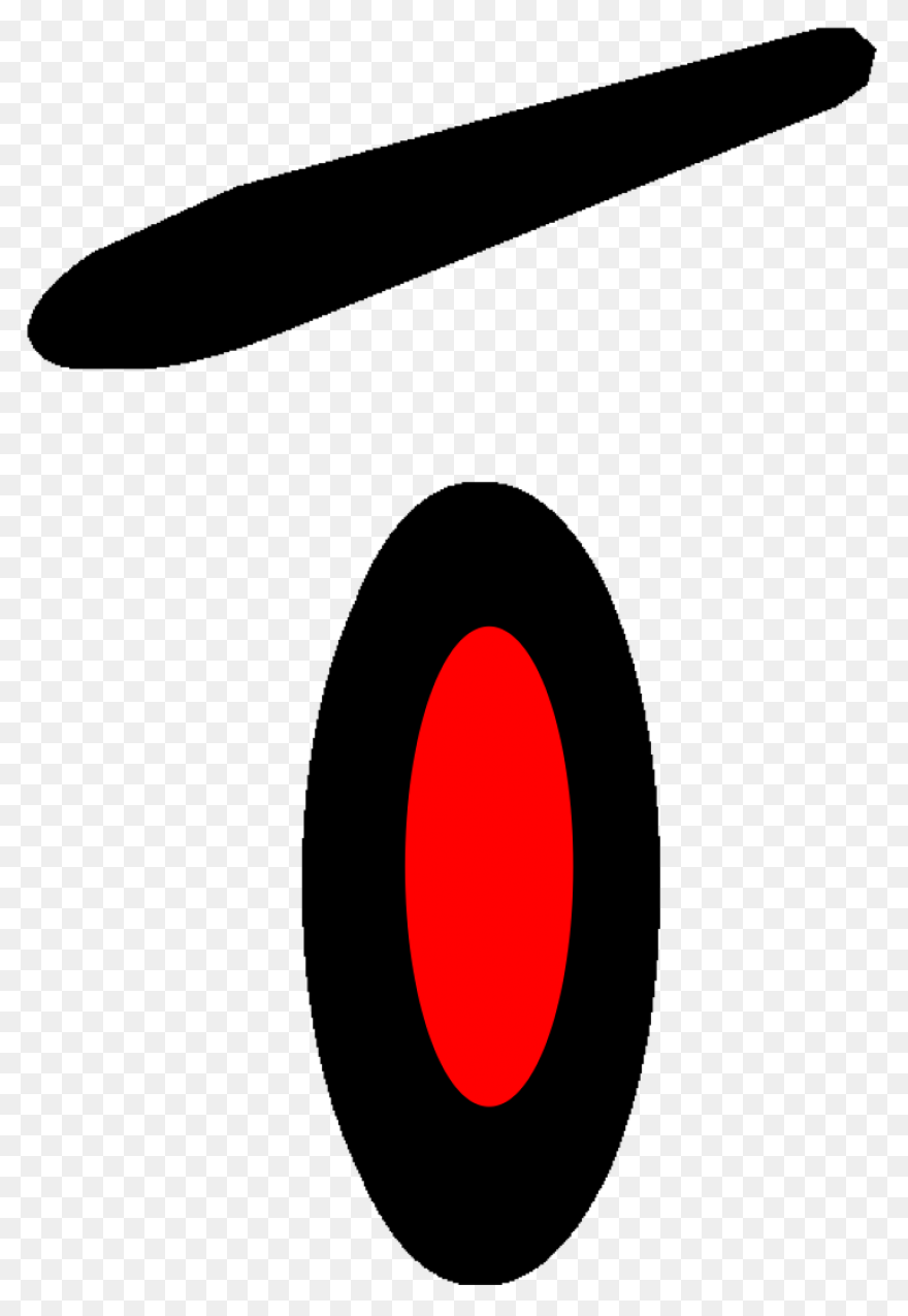 Cartoon Grinning Face With Evil Eye