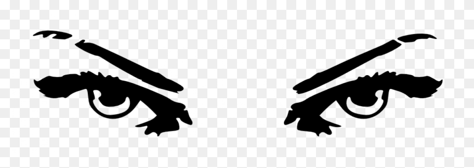 Cartoon Grinning Face With Evil Eye