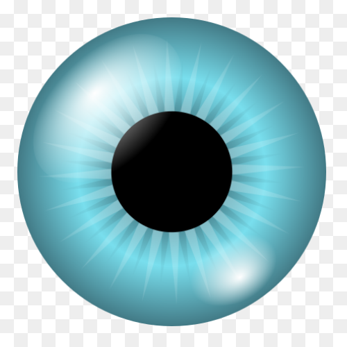 Blue Eyeball Clipart Image Clipsafari - Eyeball