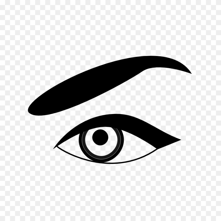 Eyebrow Clipart Angry - Angry Eyebr