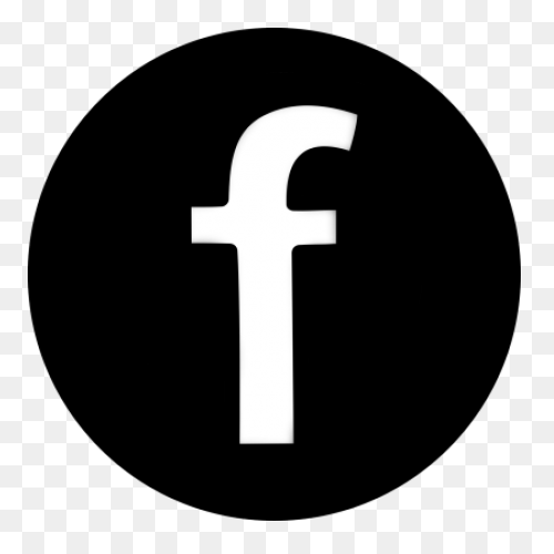 18 Black And White Facebook Icon Im