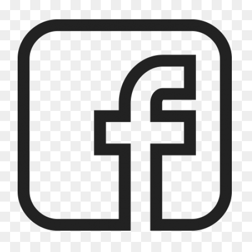 18 Black And White Facebook Icon Im