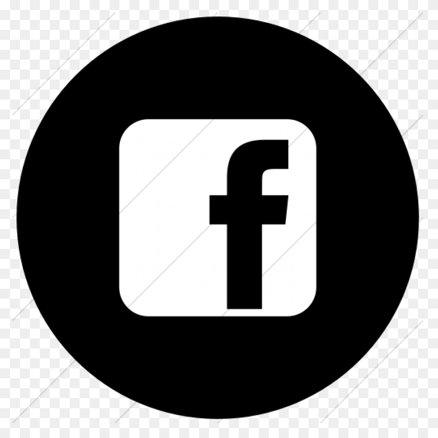 18 Black And White Facebook Icon Im