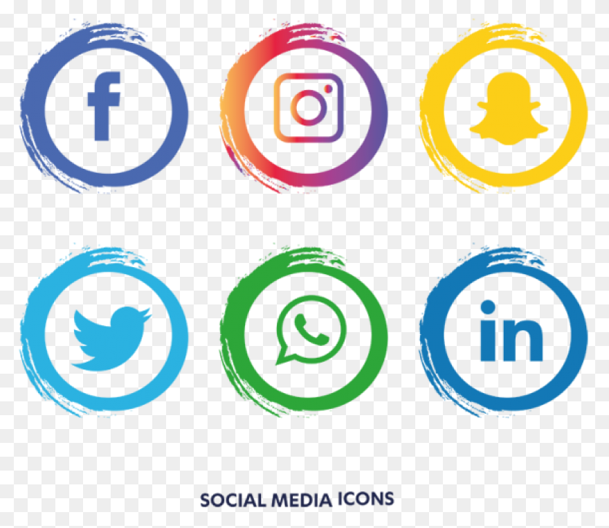 Social Media Icons Set, Social Icon